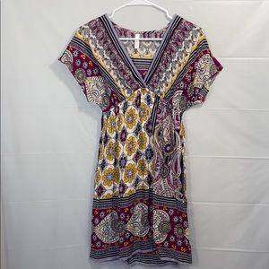 Multicolored Summer Dress Size Small